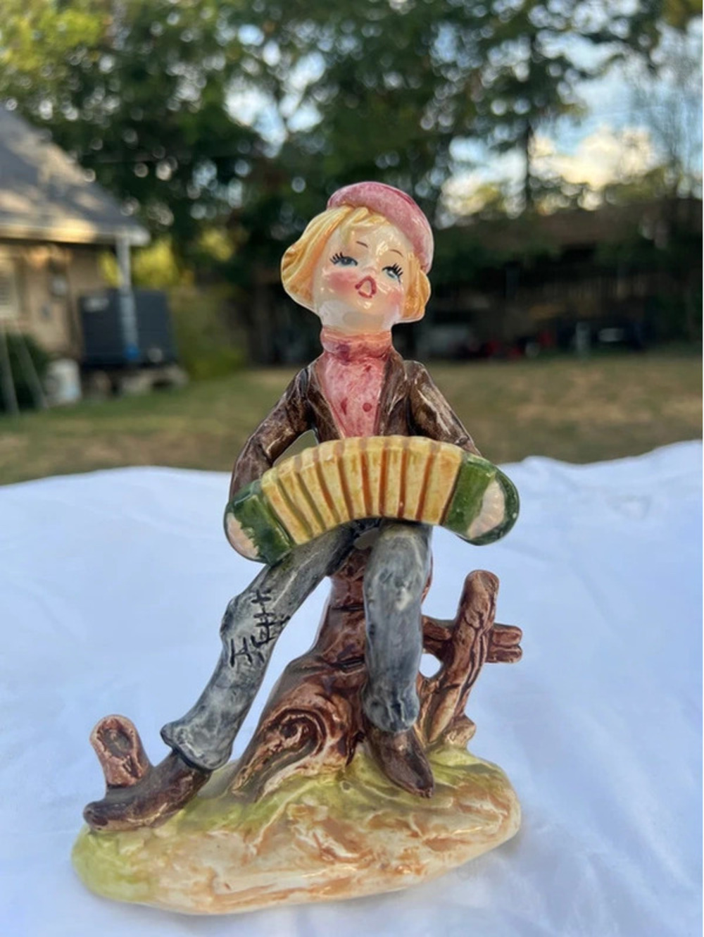 "Villa Roma" Vintage Porcelain Figurine, Rossano, Japan